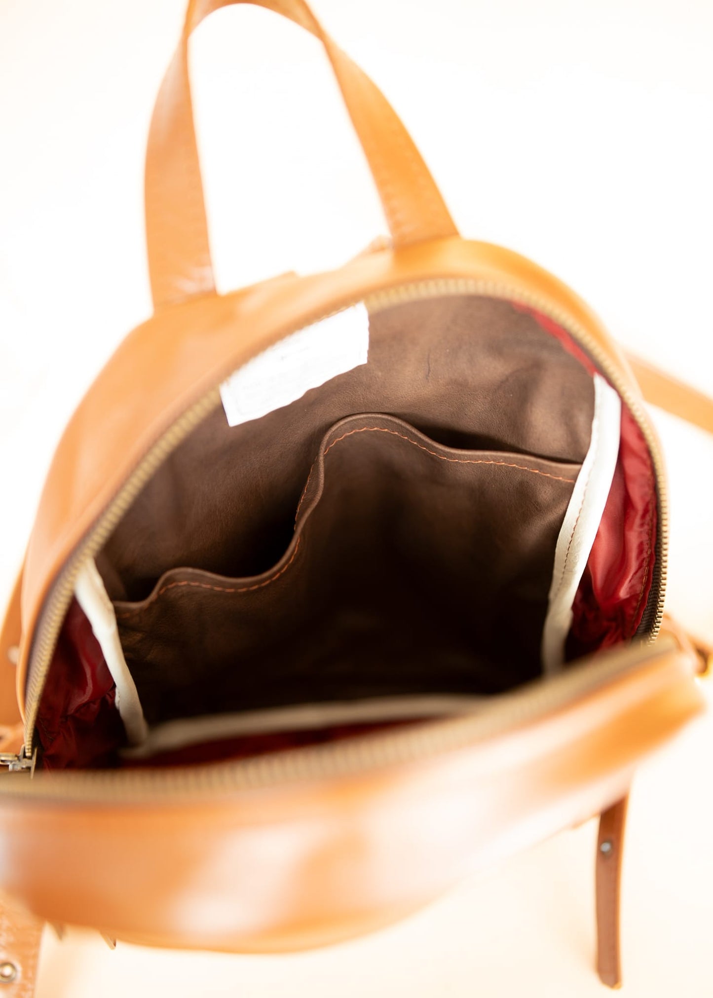 The Real McCaul Leathergoods Back Packs The Annie Backpack - Large - Cowhide - Tan Australian Made Australian Owned Leather Backpacks Made in Australia