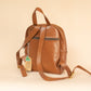 The Real McCaul Leathergoods Back Packs The Annie Backpack - Large - Cowhide - Tan Australian Made Australian Owned Leather Backpacks Made in Australia
