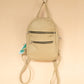 The Real McCaul Leathergoods Back Packs The Mini Annie Backpack - Cowhide - Beige Australian Made Australian Owned Leather Backpacks Made in Australia