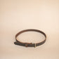 The Real McCaul Leathergoods Belts Legacy Casual Belt 25mm - Rustic Brown Australian Made Australian Owned Solid Leather Men's Belt - Handmade in Australia - Brass Buckle
