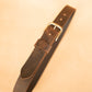 The Real McCaul Leathergoods Belts Legacy Casual Belt 38mm - Rustic Brown Australian Made Australian Owned Solid Leather Men's Belt - Handmade in Australia - Rustic Brown - Brass Buckle