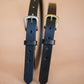 The Real McCaul Leathergoods Belts Plain Narrow 25mm Belt - Black Australian Made Australian Owned Australian Made 25mm Narrow Leather Belt - Tan