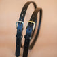 The Real McCaul Leathergoods Belts Plain Narrow 25mm Belt - Black Australian Made Australian Owned Australian Made 25mm Narrow Leather Belt - Tan