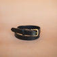 The Real McCaul Leathergoods Belts Plain Narrow 25mm Belt - Black Australian Made Australian Owned Australian Made 25mm Narrow Leather Belt - Tan