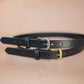 The Real McCaul Leathergoods Belts Plain Narrow 25mm Belt - Black Australian Made Australian Owned Australian Made 25mm Narrow Leather Belt - Tan