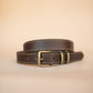The Real McCaul Leathergoods Belts Rancher Belt 32mm - Dark Brown Australian Made Australian Owned Australian Made Solid Leather Full Grain Rancher Belt- Black