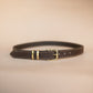 The Real McCaul Leathergoods Belts Rancher Belt 32mm - Dark Brown Australian Made Australian Owned Australian Made Solid Leather Full Grain Rancher Belt- Black