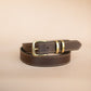 The Real McCaul Leathergoods Belts Rancher Belt 32mm - Dark Brown Australian Made Australian Owned Australian Made Solid Leather Full Grain Rancher Belt- Black