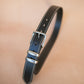 The Real McCaul Leathergoods Belts Silver / 28" (71cm) Deluxe Rancher Belt - 38mm - Black Australian Made Australian Owned Australian Made Solid Leather Full Grain Rancher Belt- Black