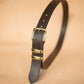 The Real McCaul Leathergoods Belts Stitched Dress Belt 38mm - Dark Brown Australian Made Australian Owned Australian Made Solid Leather Full Grain Rancher Belt- Black
