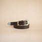 The Real McCaul Leathergoods Belts The Dandy Belt - 30mm - Dark Brown Australian Made Australian Owned Genuine Leather Western Women's Belt - 30mm - Fancy Buckle