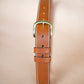 The Real McCaul Leathergoods Belts The Danny Belt 38mm - Tan Australian Made Australian Owned Australian Made Solid Leather Full Grain Rancher Belt with Solid Brass - Natural
