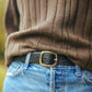 The Real McCaul Leathergoods Belts The Faridah Belt Australian Made Australian Owned Solid Leather Men's Belt - Handmade in Australia - Brass Buckle