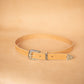 The Real McCaul Leathergoods Belts Western Style Buckle Belt - 30mm - Natural Australian Made Australian Owned Croc Embossed Genuine Leather Western Women's Belt - 30mm - Black