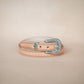 The Real McCaul Leathergoods Belts Western Style Narrow 25mm Embossed Belt Australian Made Australian Owned Australian Made 25mm Narrow Leather Belt - Tan