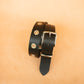 The Real McCaul Leathergoods Belts Wide Eyelet Belt - 38mm Australian Made Australian Owned Australian Made 25mm Narrow Leather Belt - Tan