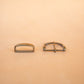 The Real McCaul Leathergoods Buckle Solid Brass Belt Buckle Set - 38mm - Antique Brass Australian Made Australian Owned Solid Brass Belt Buckle Set - 38mm - Antique Brass