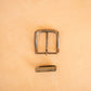 The Real McCaul Leathergoods Buckle Solid Brass Belt Buckle Set - 38mm - Antique Brass Australian Made Australian Owned Solid Brass Belt Buckle Set - 38mm - Antique Brass