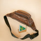 The Real McCaul Leathergoods Bum Bag Multi-Pocket Belt Bum Bag - Cowhide Australian Made Australian Owned Deluxe Leather Bum Bag Handmade in Australia YKK Zips