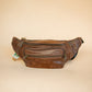 The Real McCaul Leathergoods Bum Bag Multi-Pocket Belt Bum Bag - Cowhide Australian Made Australian Owned Deluxe Leather Bum Bag Handmade in Australia YKK Zips