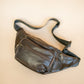 The Real McCaul Leathergoods Bum Bag Multi-Pocket Belt Bum Bag - Premium Kangaroo Australian Made Australian Owned Deluxe Leather Bum Bag Handmade in Australia YKK Zips