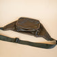 The Real McCaul Leathergoods Bum Bag Multi-Pocket Belt Bum Bag - Premium Kangaroo Australian Made Australian Owned Deluxe Leather Bum Bag Handmade in Australia YKK Zips