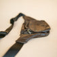 The Real McCaul Leathergoods Bum Bag Multi-Pocket Belt Bum Bag - Premium Kangaroo Australian Made Australian Owned Deluxe Leather Bum Bag Handmade in Australia YKK Zips