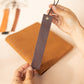 The Real McCaul Leathergoods Dark Brown Bookmark Australian Made Australian Owned Leather Bookmark Handmade in Australia