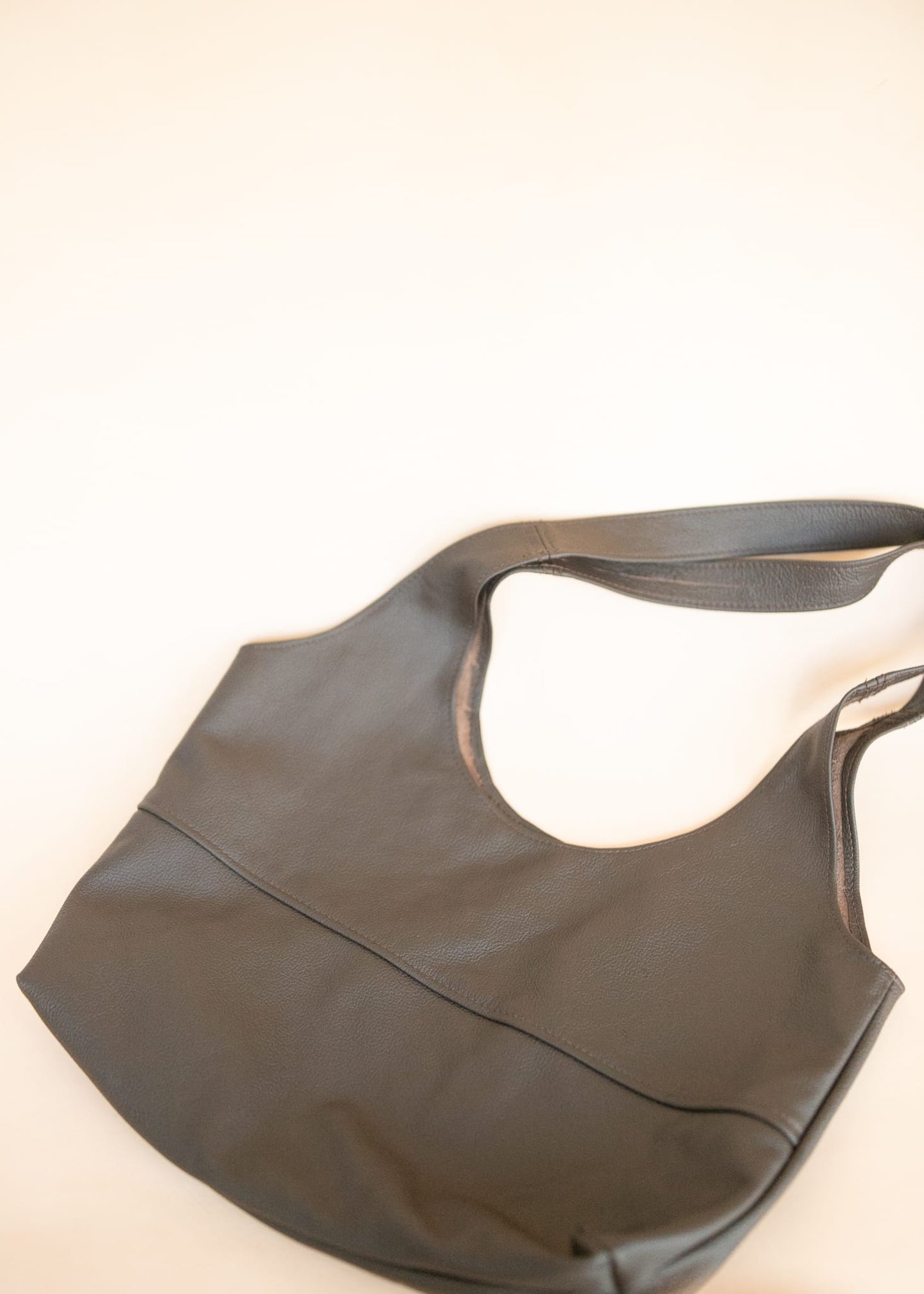 The Real McCaul Leathergoods Handbags Noosa Tote Sling Bag - Dark Brown - Cowhide Australian Made Australian Owned Slouch Tote Bag Leather Made In Australia 