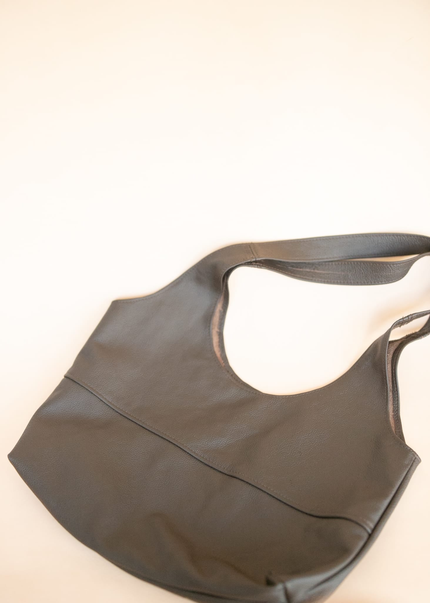 The Real McCaul Leathergoods Handbags Noosa Tote Sling Bag - Dark Brown - Cowhide Australian Made Australian Owned Slouch Tote Bag Leather Made In Australia 