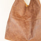 The Real McCaul Leathergoods Handbags Noosa Tote Sling Bag - Marble Brown Cowhide Australian Made Australian Owned Slouch Tote Bag Leather Made In Australia 