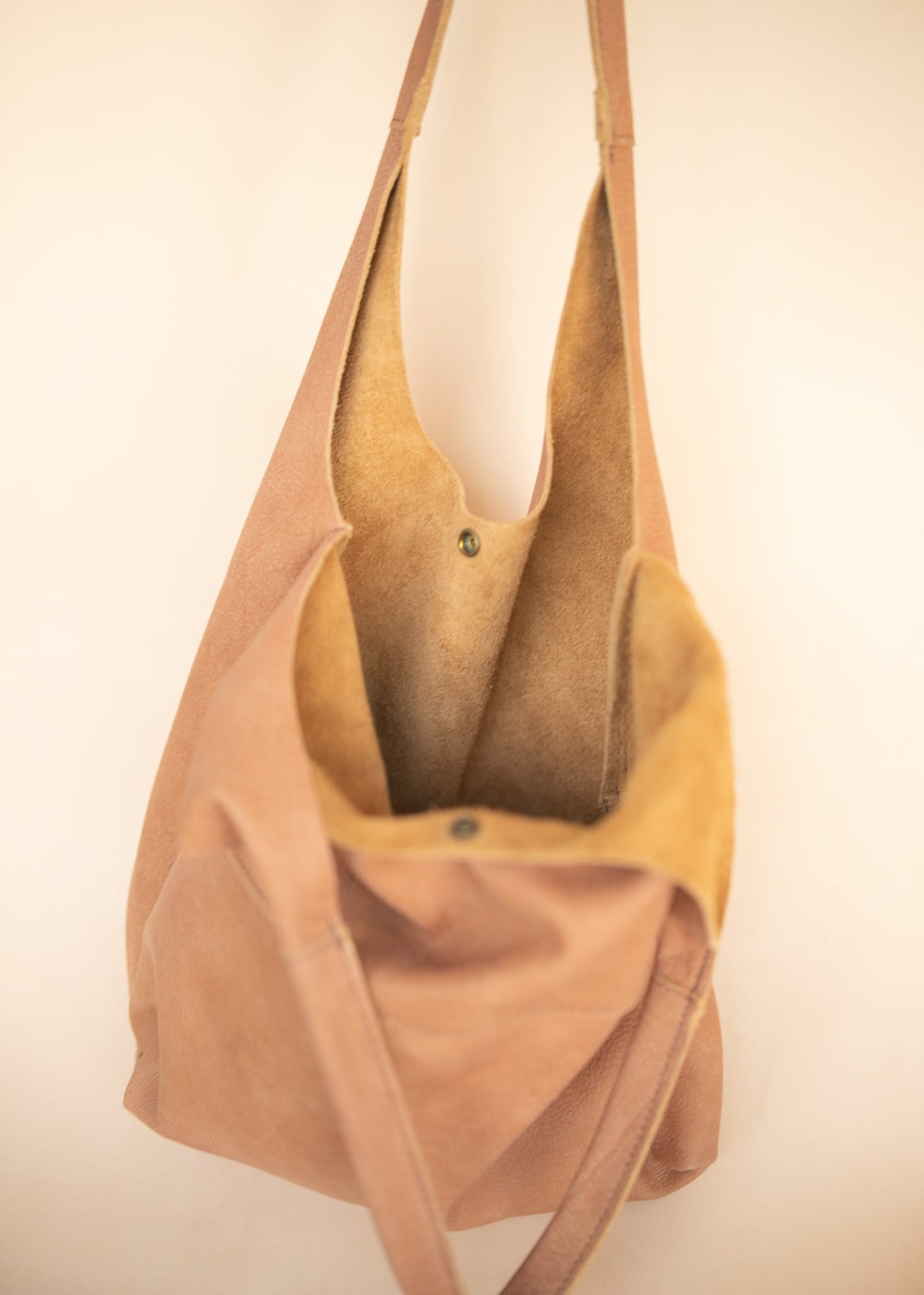The Real McCaul Leathergoods Handbags Noosa Tote Sling Bag - Mottle Tan - Cowhide Australian Made Australian Owned Slouch Tote Bag Leather Made In Australia 