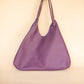 The Real McCaul Leathergoods Handbags Noosa Tote Sling Bag - Purple - Cowhide Australian Made Australian Owned Slouch Tote Bag Leather Made In Australia 