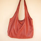 The Real McCaul Leathergoods Handbags Noosa Tote Sling Bag - Red - Cowhide Australian Made Australian Owned Slouch Tote Bag Leather Made In Australia 