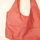The Real McCaul Leathergoods Handbags Noosa Tote Sling Bag - Red - Cowhide Australian Made Australian Owned Slouch Tote Bag Leather Made In Australia 