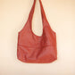 The Real McCaul Leathergoods Handbags Noosa Tote Sling Bag - Red - Cowhide Australian Made Australian Owned Slouch Tote Bag Leather Made In Australia 