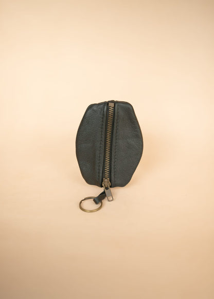 The Real McCaul Leathergoods Keyring Black / Medium Double Sided Key & Coin Pouch - Cowhide Australian Made Australian Owned Double Sided Key & Coin Pouch- MADE IN AUSTRALIA - Genuine Leather
