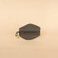 The Real McCaul Leathergoods Keyring Dark Brown One Zip Key & Coin Pouch - Cowhide Australian Made Australian Owned Double Sided Key & Coin Pouch- MADE IN AUSTRALIA - Genuine Leather