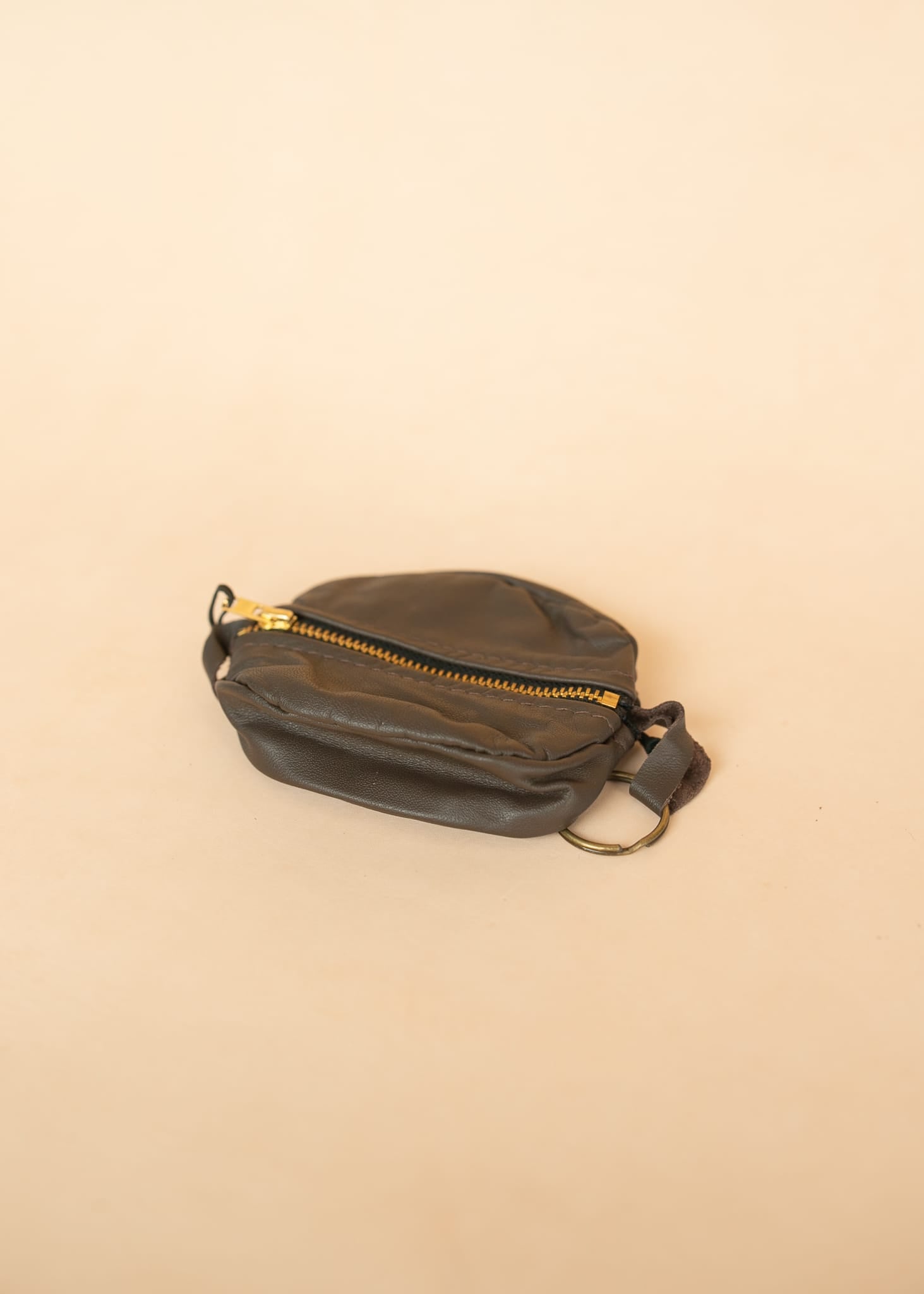 The Real McCaul Leathergoods Keyring Double Sided Key & Coin Pouch - Cowhide Australian Made Australian Owned Double Sided Key & Coin Pouch- MADE IN AUSTRALIA - Genuine Leather