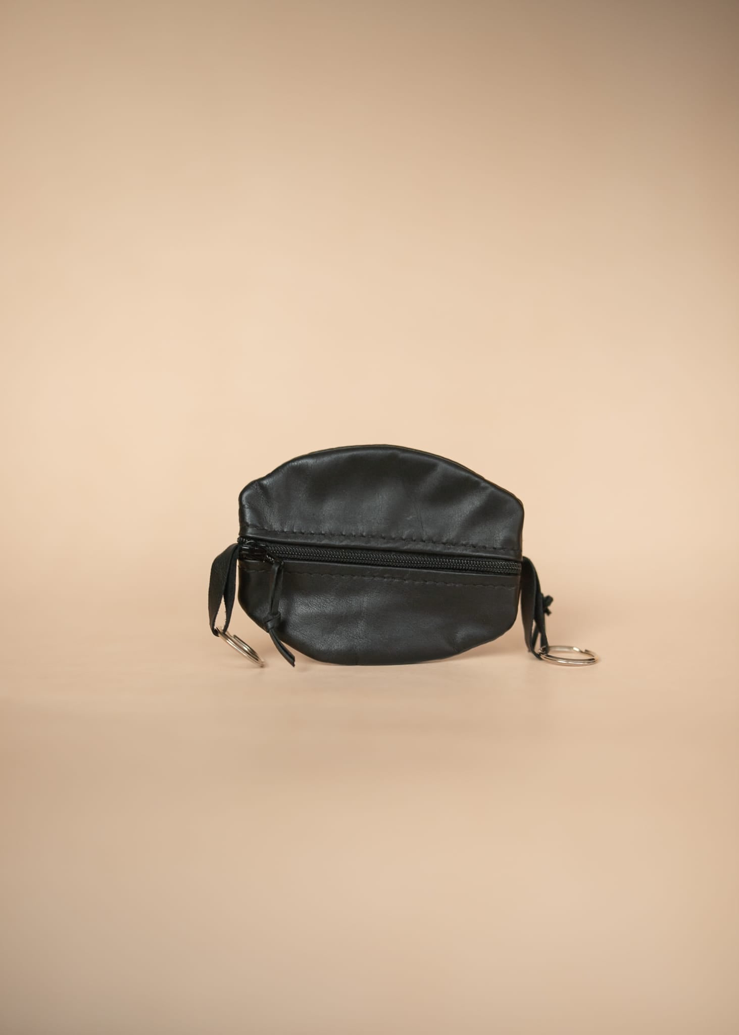 The Real McCaul Leathergoods Keyring Double Sided Key & Coin Pouch - Kangaroo Australian Made Australian Owned Double Sided Key & Coin Pouch- MADE IN AUSTRALIA - Genuine Leather