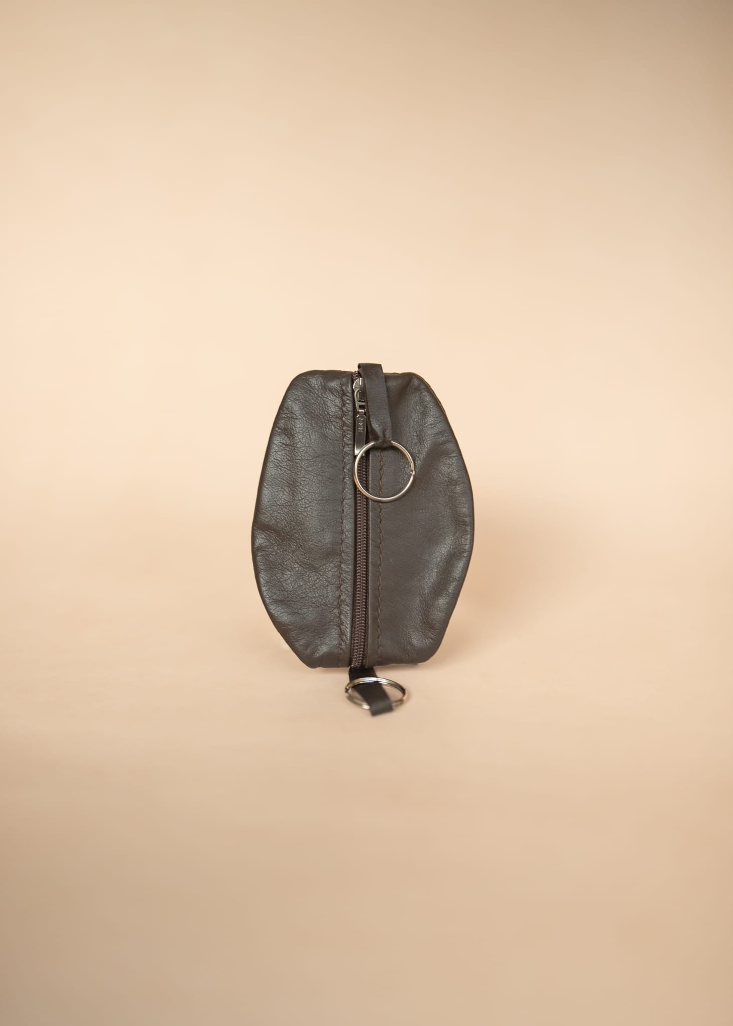 The Real McCaul Leathergoods Keyring Double Sided Key & Coin Pouch - Kangaroo Australian Made Australian Owned Double Sided Key & Coin Pouch- MADE IN AUSTRALIA - Genuine Leather