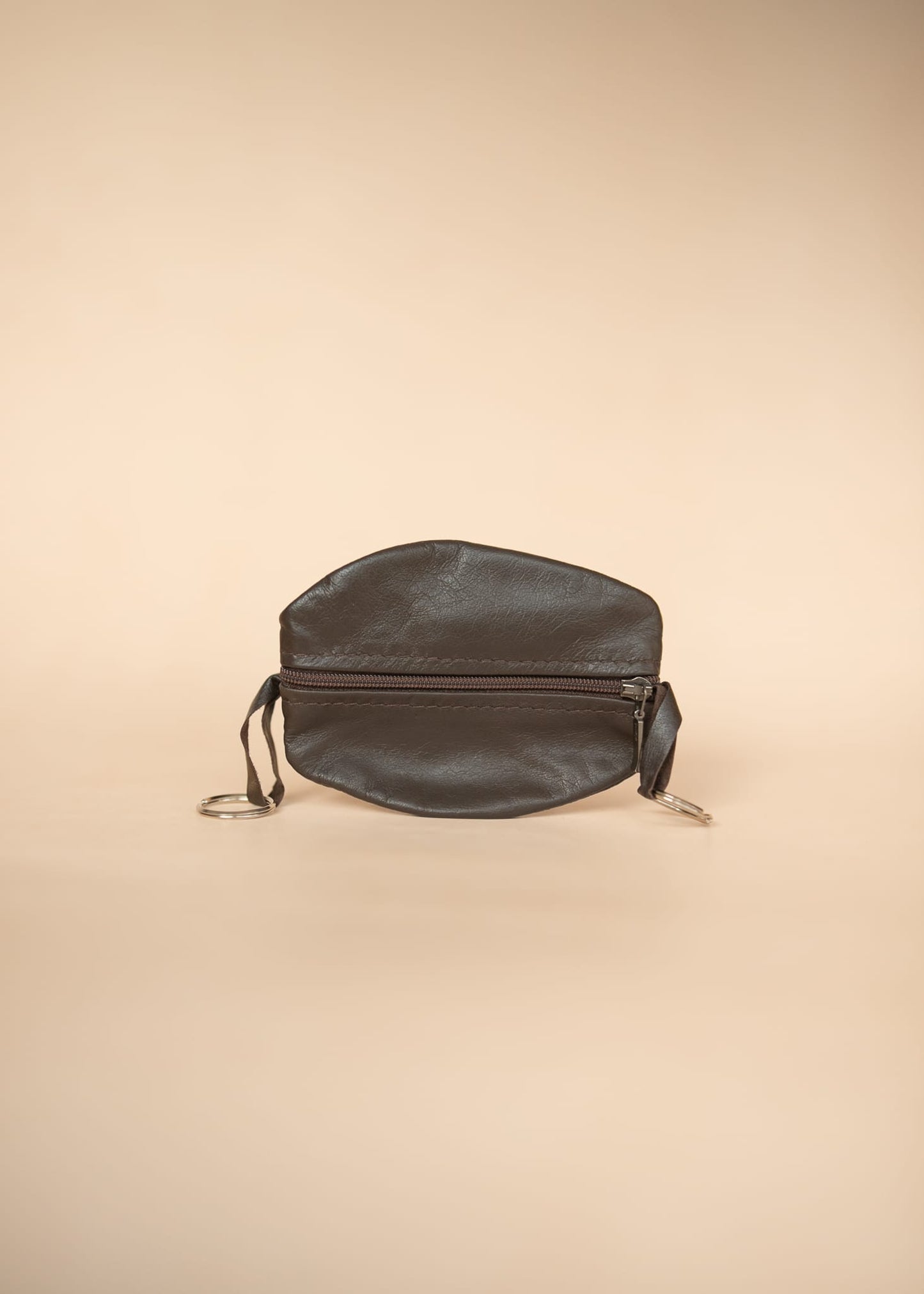 The Real McCaul Leathergoods Keyring Double Sided Key & Coin Pouch - Kangaroo Australian Made Australian Owned Double Sided Key & Coin Pouch- MADE IN AUSTRALIA - Genuine Leather