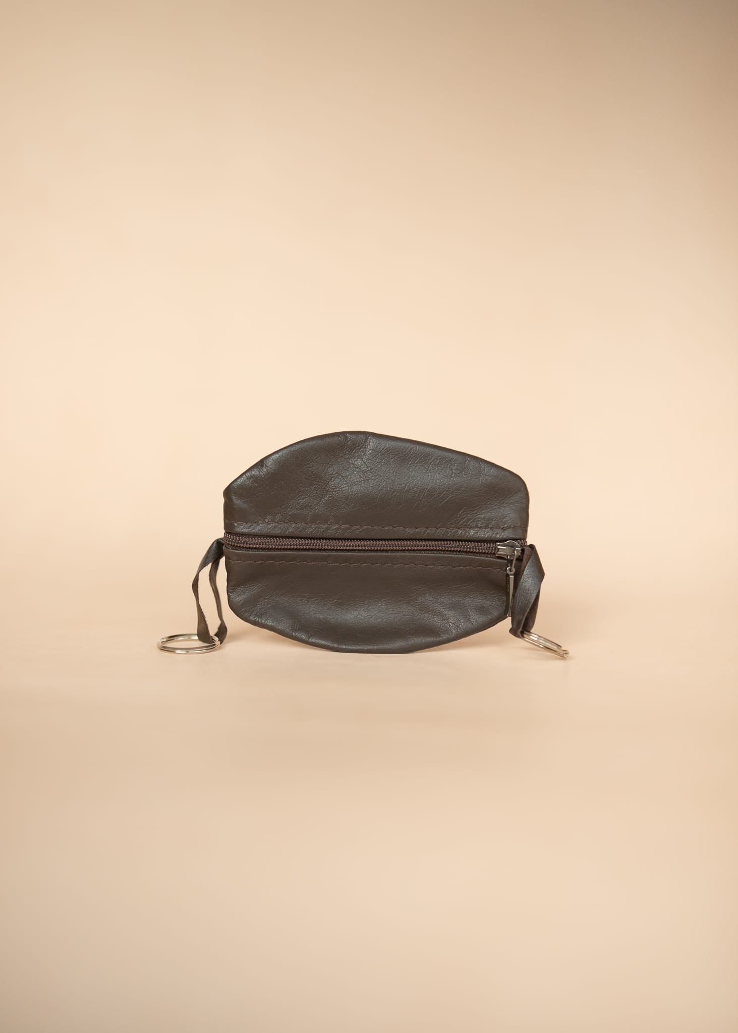 The Real McCaul Leathergoods Keyring Double Sided Key & Coin Pouch - Kangaroo Australian Made Australian Owned Double Sided Key & Coin Pouch- MADE IN AUSTRALIA - Genuine Leather