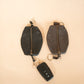 The Real McCaul Leathergoods Keyring Double Sided Key & Coin Pouch - Kangaroo Australian Made Australian Owned Double Sided Key & Coin Pouch- MADE IN AUSTRALIA - Genuine Leather