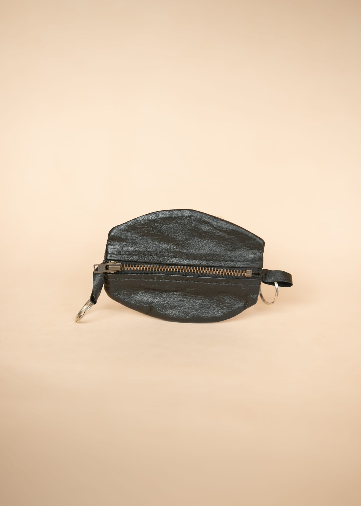 The Real McCaul Leathergoods Keyring Double Sided Key & Coin Pouch - Kangaroo Australian Made Australian Owned Double Sided Key & Coin Pouch- MADE IN AUSTRALIA - Genuine Leather