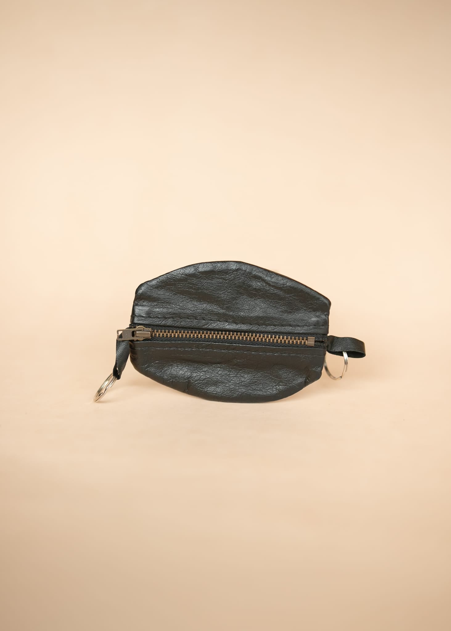 The Real McCaul Leathergoods Keyring Double Sided Key & Coin Pouch - Kangaroo Australian Made Australian Owned Double Sided Key & Coin Pouch- MADE IN AUSTRALIA - Genuine Leather
