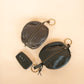 The Real McCaul Leathergoods Keyring Double Sided Key & Coin Pouch - Kangaroo Australian Made Australian Owned Double Sided Key & Coin Pouch- MADE IN AUSTRALIA - Genuine Leather