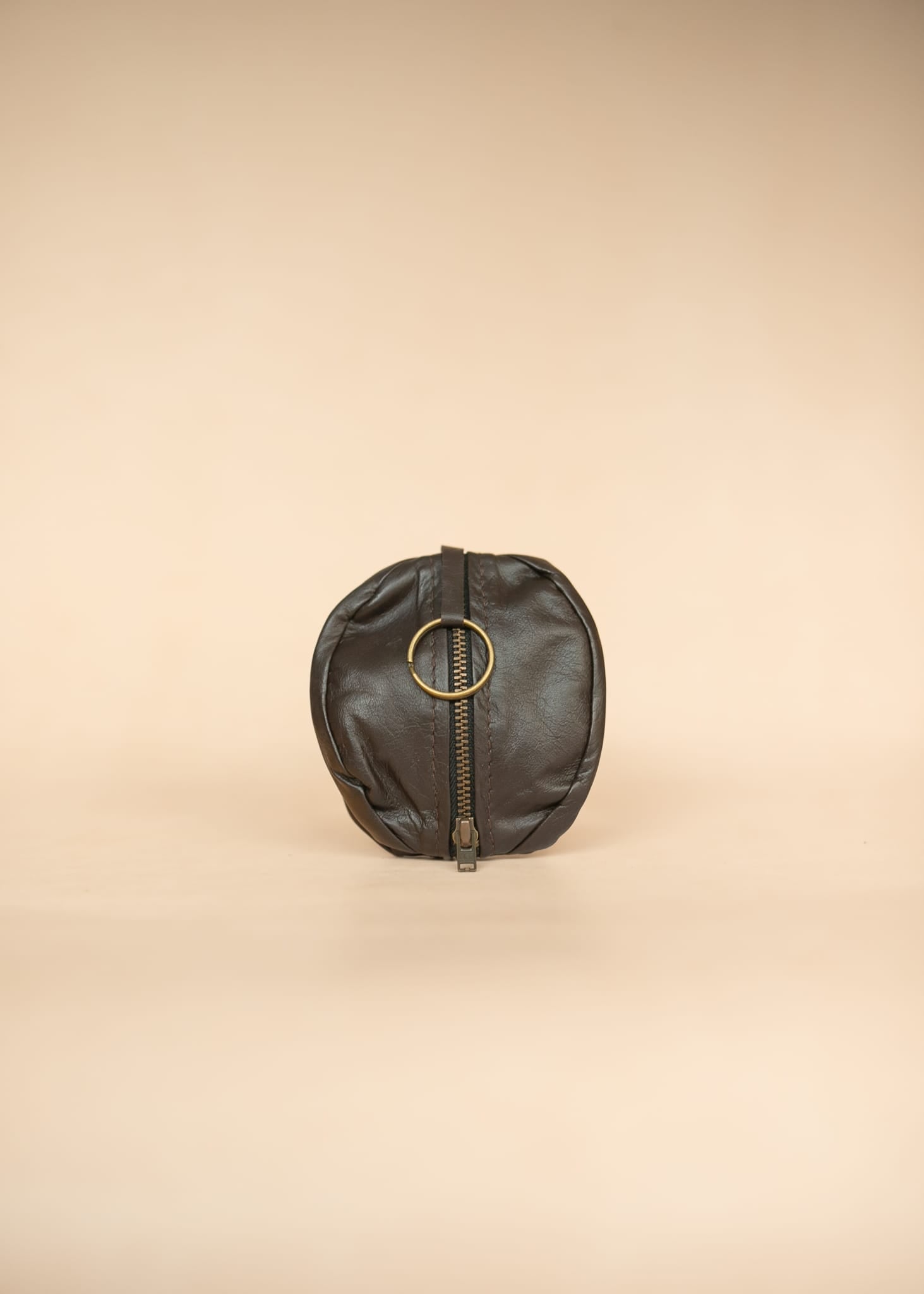The Real McCaul Leathergoods Keyring Double Sided Key & Coin Pouch - Kangaroo Australian Made Australian Owned Double Sided Key & Coin Pouch- MADE IN AUSTRALIA - Genuine Leather