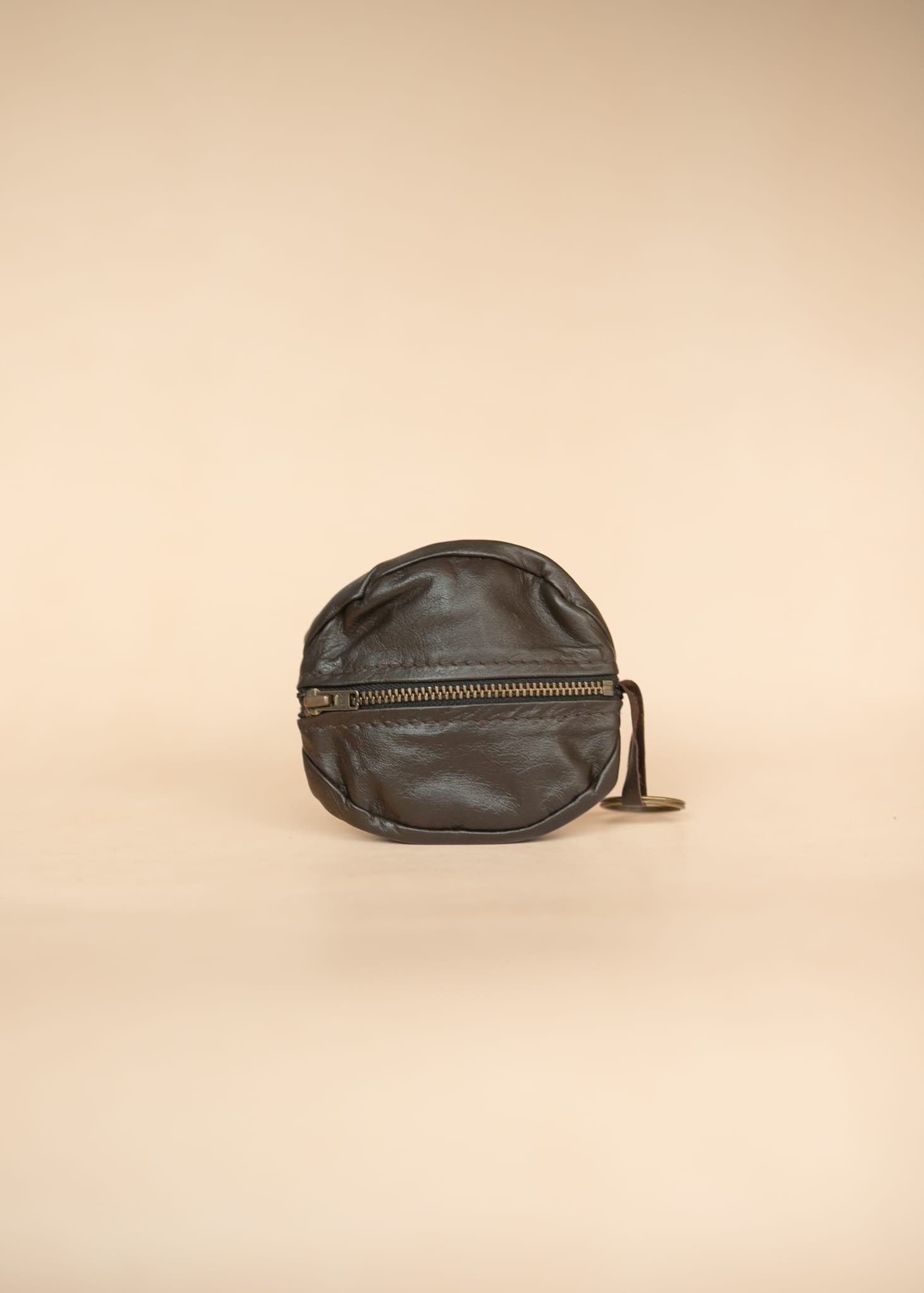 The Real McCaul Leathergoods Keyring Double Sided Key & Coin Pouch - Kangaroo Australian Made Australian Owned Double Sided Key & Coin Pouch- MADE IN AUSTRALIA - Genuine Leather