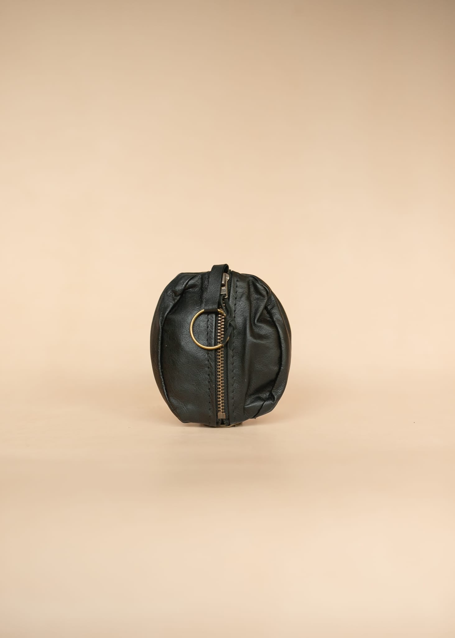 The Real McCaul Leathergoods Keyring Double Sided Key & Coin Pouch - Kangaroo Australian Made Australian Owned Double Sided Key & Coin Pouch- MADE IN AUSTRALIA - Genuine Leather